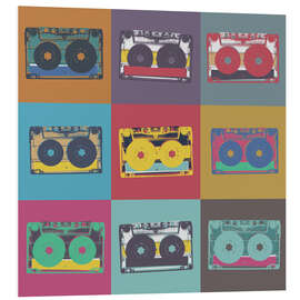 Foam board print Colorfoul Cassettes