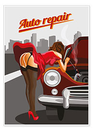 Obraz  Auto repair