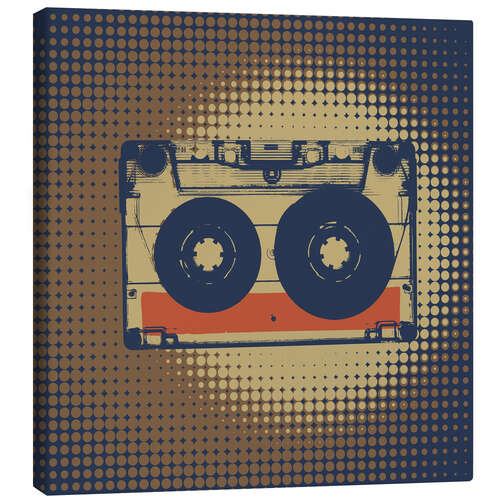 Canvas print Retro cassette