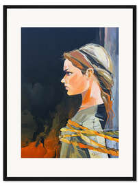 Gerahmter Kunstdruck Kurz bevor