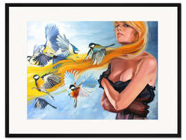 Gerahmter Kunstdruck Nordwind