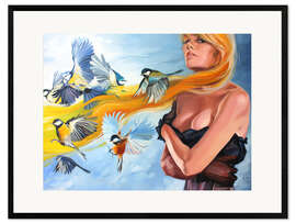 Gerahmter Kunstdruck Nordwind