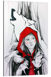 Magnettafel Es war einmal ein Rotkäppchen