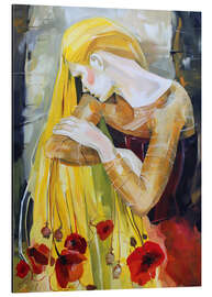 Magnettafel Goldenes Haar