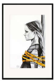 Gerahmter Kunstdruck Ohne ein Wort zu sagen