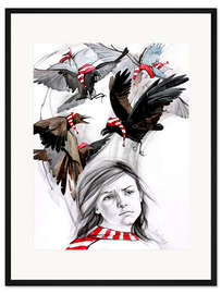 Gerahmter Kunstdruck Schwesterlein