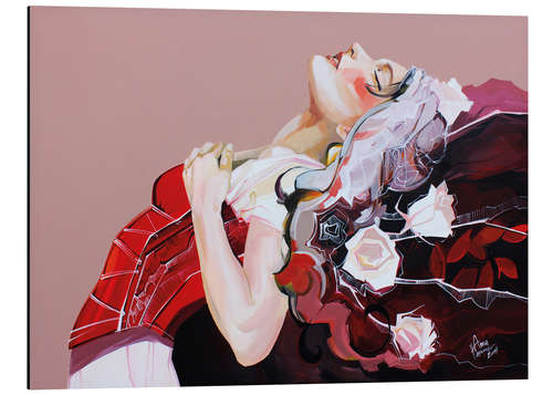 Aluminium print princess