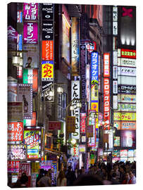 Canvas print Colorful Neon Signs in Shinjuku District in Tokyo II