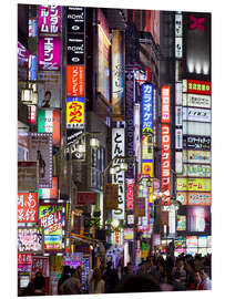 Foam board print Colorful Neon Signs in Shinjuku District in Tokyo II