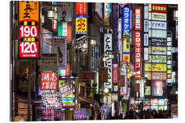 Gallery print Colorful Neon Signs in Shinjuku District in Tokyo III