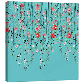 Canvas print Floral Wall