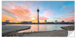 Naklejka na ścianę Sunrise in Dusseldorf II