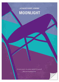 Selvklebende plakat Moonlight