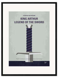Innrammet kunsttrykk King Arthur Legend Of The Sword