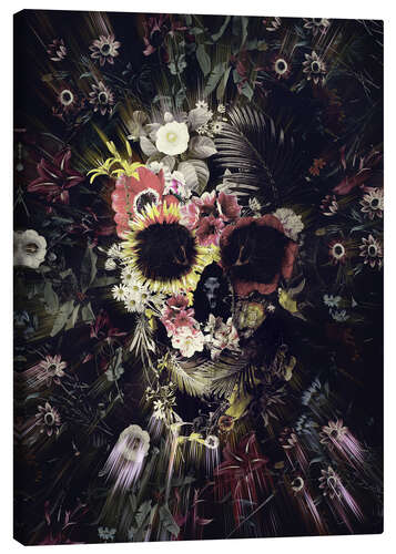 Canvas print Garden Skull