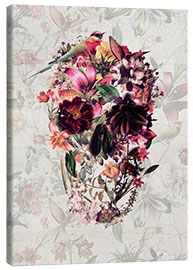 Tableau sur toile  Crâne fleuri - Ali Gulec