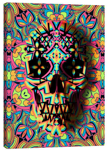 Canvas print Skull Geo