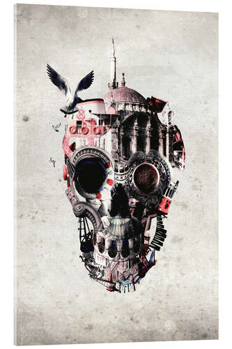 Acrylglasbild Istanbul Skull