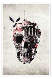 Poster Istanbul Skull