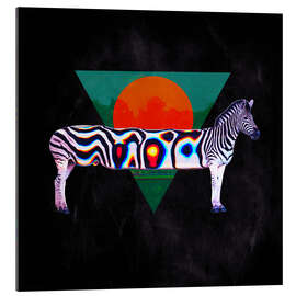 Quadro em plexi-alumínio Zebra