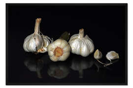 Gerahmter Kunstdruck Knoblauch Familie