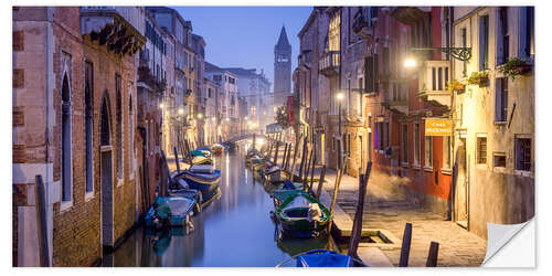 Adesivo murale Venice panorama at night