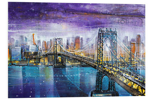 Stampa su PVC Manhattan Bridge, New York