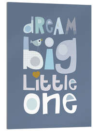 Gallery print Dream big in blue