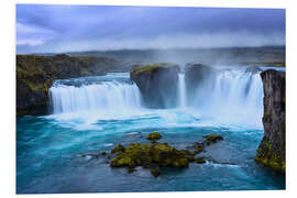 Foam board print Godafoss