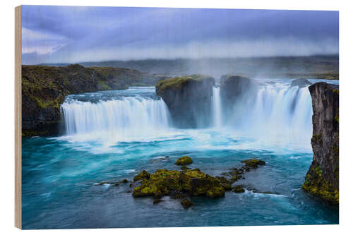 Trätavla Godafoss