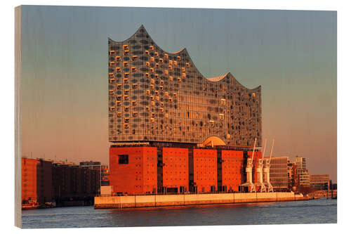 Quadro de madeira Elbphilharmonie, Hamburg II