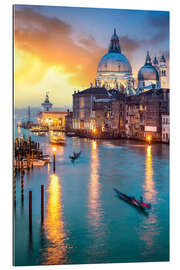 Gallery Print Canal Grande mit Santa Maria della Salute in Venedig, Italien