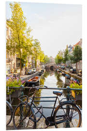 PVC print Amsterdam canal