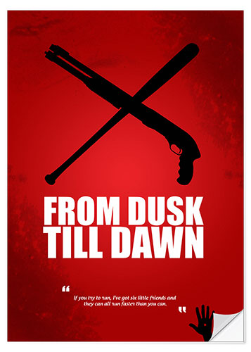 Wandsticker From Dusk Till Dawn - Alternative Fanart