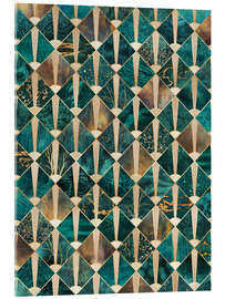 Akrylbilde Art Deco Tiles Ocean