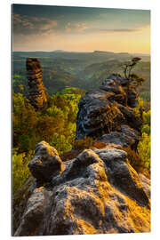 Gallery print Saxon Switzerland - Sunset