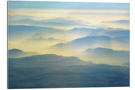 Gallery print Mountains in the morning fog in south-east Afghanistan