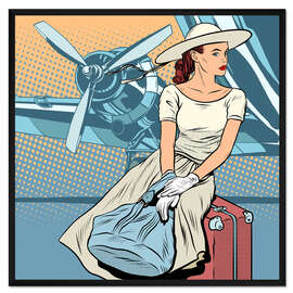 Gerahmter Kunstdruck Bon Voyage