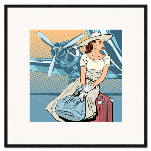 Gerahmter Kunstdruck Bon Voyage