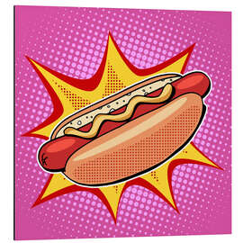 Magnettafel Hot Dog