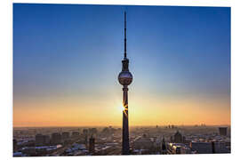 Hartschaumbild Fernsehturm Berlin