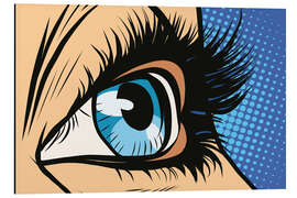 Magnettafel blaues Auge