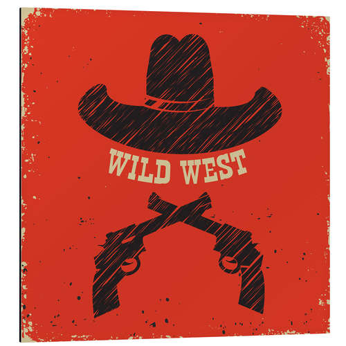 Aluminiumsbilde Wild West