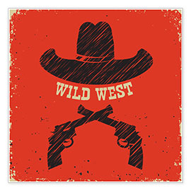 Poster  Wilder Westen