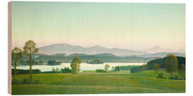 Wood print Staffelsee - Georg Schrimpf