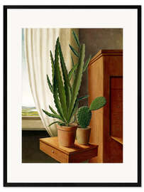 Inramat konsttryck Still life