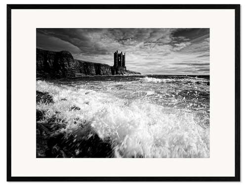 Gerahmter Kunstdruck Keiss Castle, Wick, Schottland