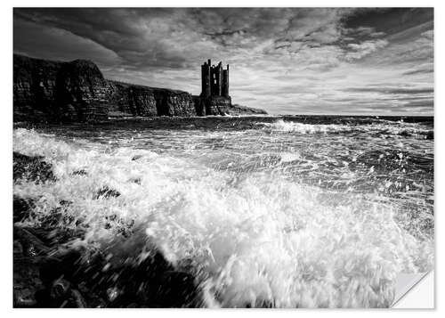 Vinilo para la pared CastlKeis Castle, Wick, Scotland