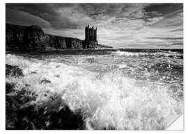 Naklejka na ścianę CastlKeis Castle, Wick, Scotland