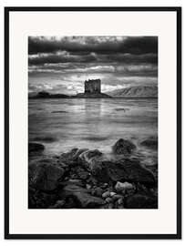 Gerahmter Kunstdruck Castle Stalker, Schottland